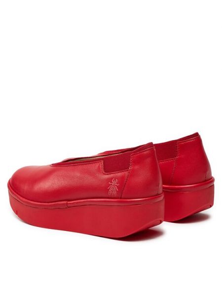 Ilgaauliai batai Fly London raudona