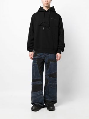 Kapučdžemperis ar izšuvumiem Feng Chen Wang melns