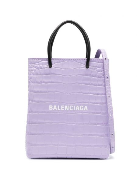 Kožená nákupná taška Balenciaga