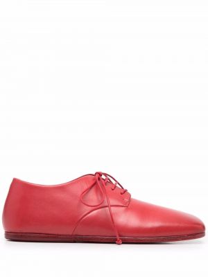 Brogue cipele s vezicama s čipkom Marsell crvena