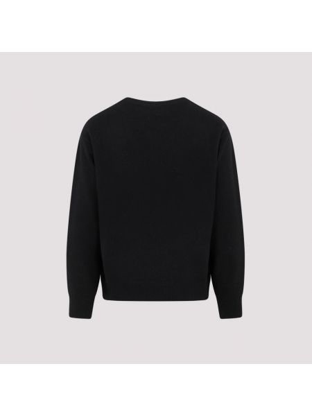 Jersey de lana de tela jersey Dries Van Noten negro