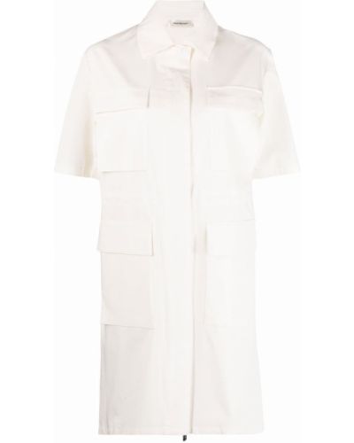 Mini robe avec manches courtes There Was One blanc