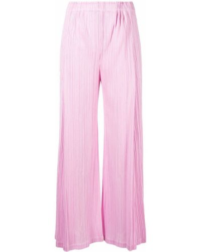 Veckade byxor 7/8 Pleats Please Issey Miyake rosa