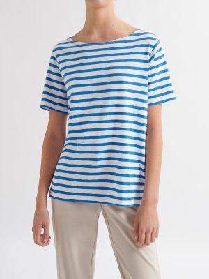 Camiseta manga corta de cuello redondo Loreak Mendian azul