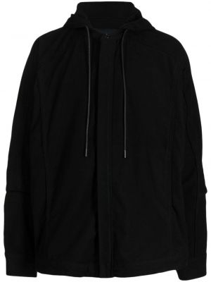 Bavlnená košeľa s kapucňou Juun.j čierna