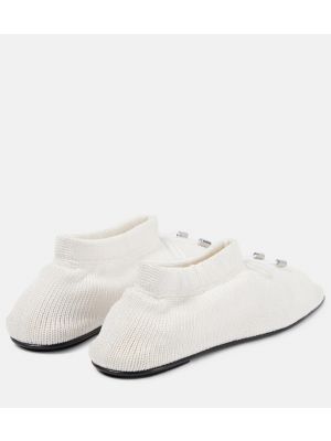 Balerina cipők Toteme fehér