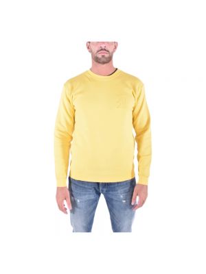 Bluza z okrągłym dekoltem Dondup żółta