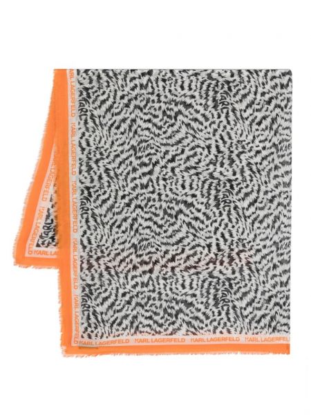 Schal mit print mit zebra-muster Karl Lagerfeld