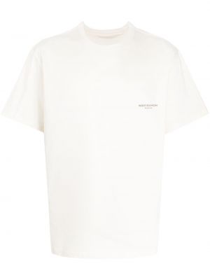 Camiseta con estampado Wooyoungmi blanco