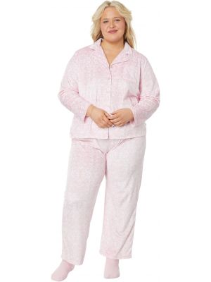 Пижама с длинным рукавом Karen Neuburger розовая