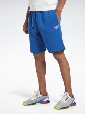 Fleece sport rövidnadrág Reebok kék