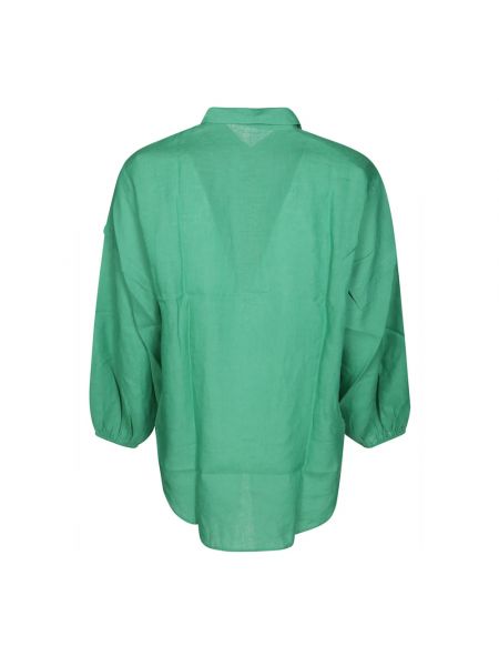 Camisa de lino Mes Demoiselles verde
