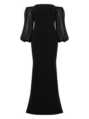 Večernja haljina Tussah crna