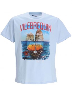 Koszulka bawełniana z nadrukiem Vilebrequin