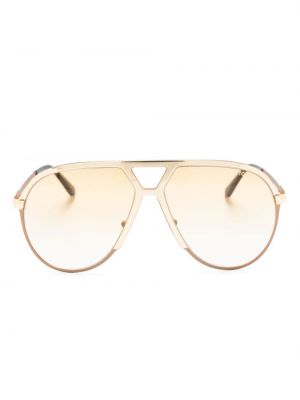Oversized napszemüveg nyomtatás Tom Ford Eyewear aranyszínű