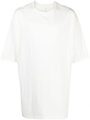 Kokvilnas t-krekls Y-3 balts