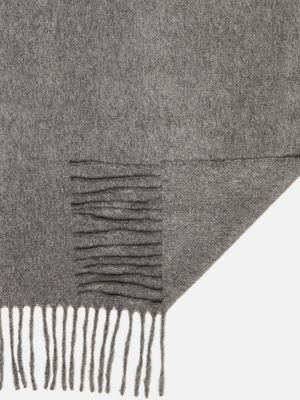 Pañuelo de cachemir con estampado de cachemira Acne Studios gris