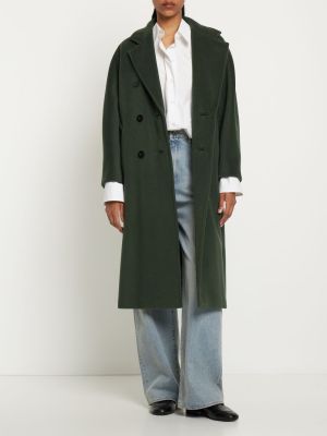 Vilnonis paltas Max Mara žalia