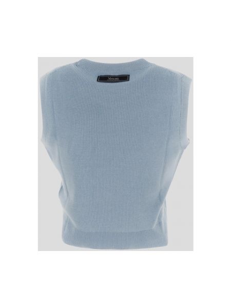 Sweter Versace niebieski