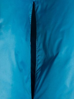 Pūkinė dygsniuotas šalikas su plunksnomis Jil Sander mėlyna