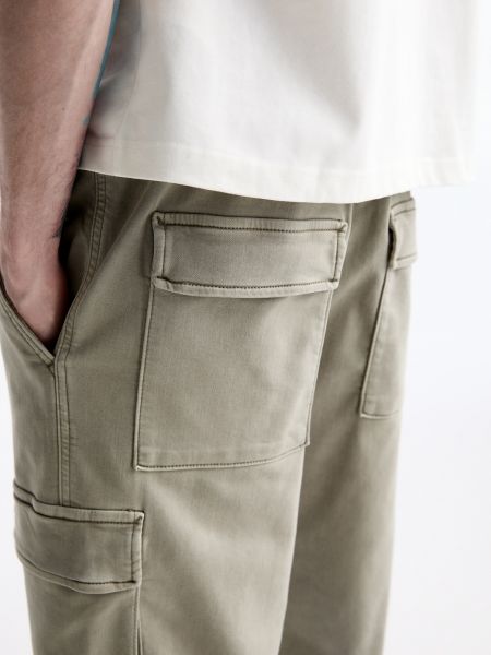 Pantaloni cargo Pull&bear beige