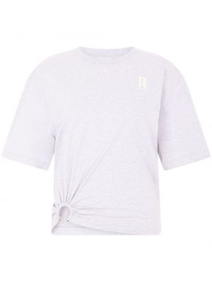 T-shirt en coton Rabanne gris