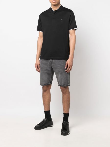 T-shirt mit print Calvin Klein schwarz