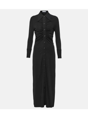 Μίντι φόρεμα από ζέρσεϋ Proenza Schouler μαύρο
