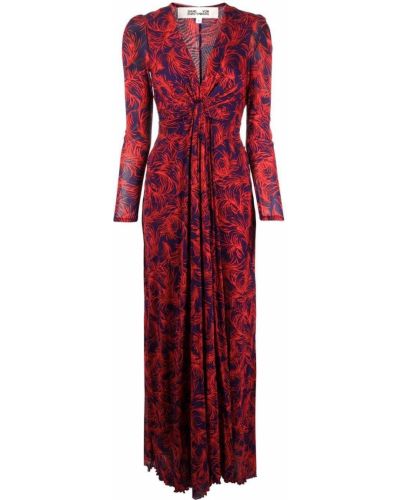 Sukienka długa z printem Dvf Diane Von Furstenberg