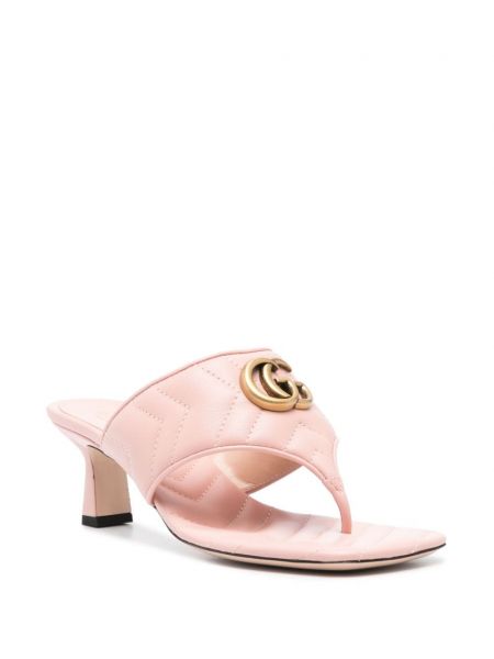 Sandály Gucci růžové
