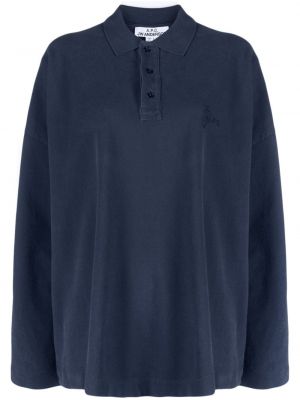 Siuvinėtas polo marškinėliai Jw Anderson mėlyna
