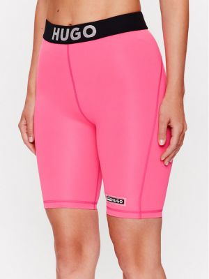 Skinny sport rövidnadrág Hugo rózsaszín