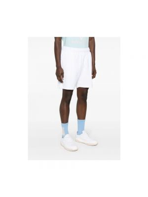 Pantalones cortos de algodón de tejido jacquard Casablanca blanco