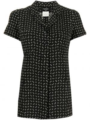 Camisa Chanel Pre-owned negro