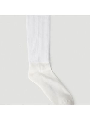 Calcetines de algodón Rick Owens blanco