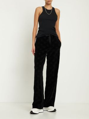 Pantaloni sport din jacard Dolce & Gabbana negru