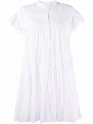 Bílé šaty bavlněné Isabel Marant Etoile