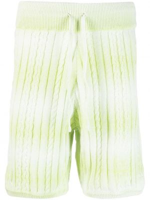 Pletene bermuda kratke hlače Gcds zelena