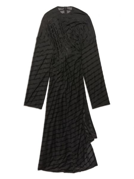 Maksi kleita ar apdruku Balenciaga melns