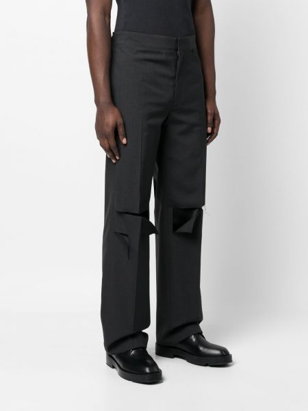 Pantaloni di cotone Givenchy grigio