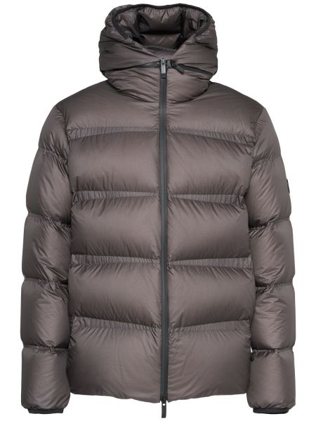 Nylon dunjakke Moncler brun