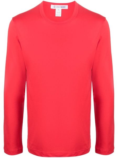 Rund hals bomull sweatshirt Comme Des Garcons Shirt rød