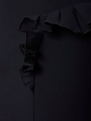 Viskózové mini sukně jersey Nensi Dojaka černé