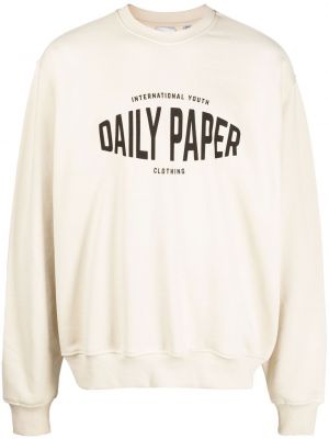 Trykt bomull sweatshirt Daily Paper