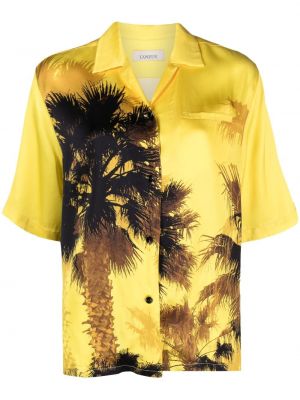 Košile s potiskem Laneus žlutá