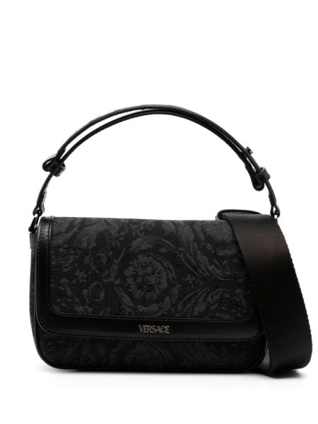 Jacquard taske Versace sort