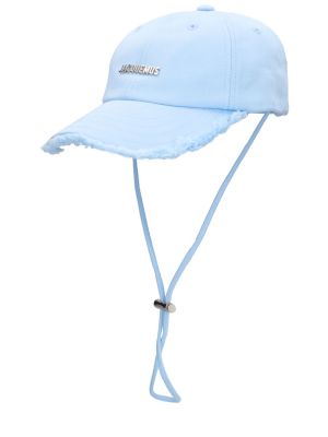 Gorra de algodón Jacquemus azul