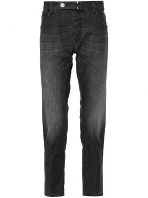 Slim fit skinny džíny s nízkým pasem Incotex šedé