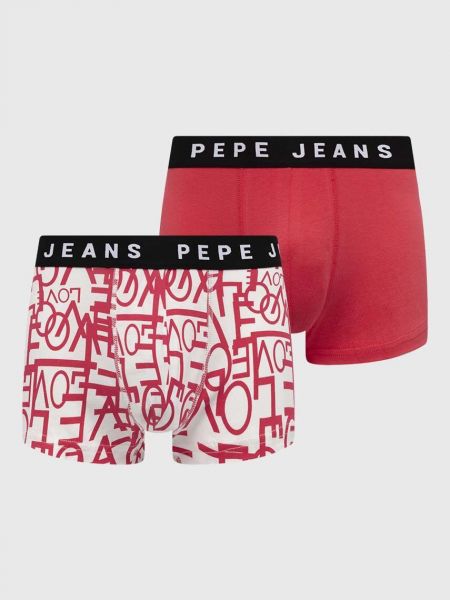 Boxerky Pepe Jeans růžové