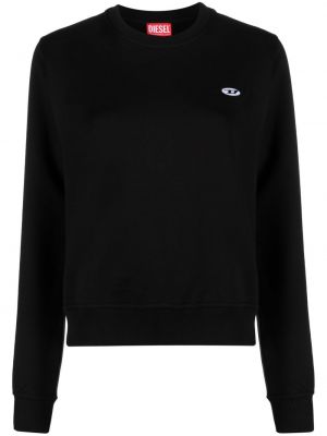 Pullover mit print mit rundem ausschnitt Diesel schwarz